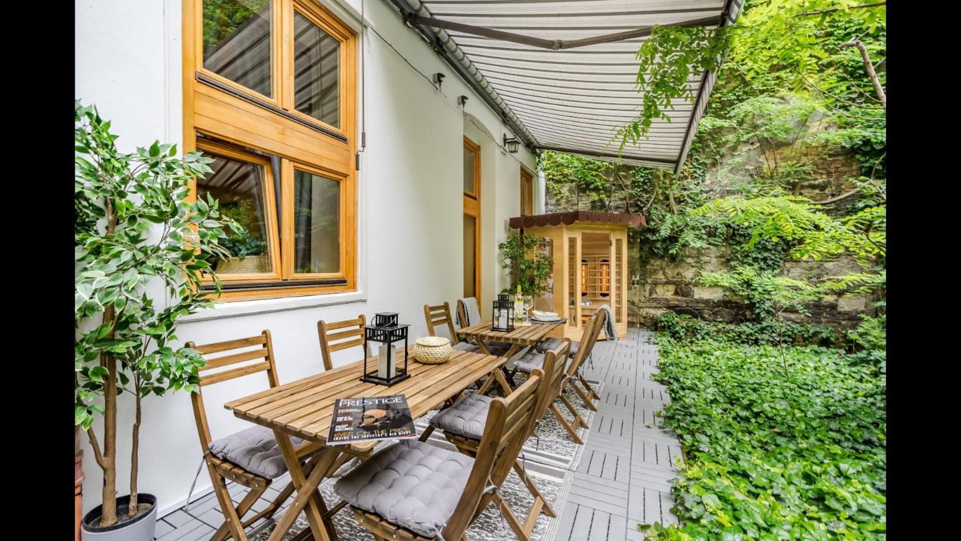 Wellness Wonderland: Garden, Sauna, Jacuzzi In Cbd Budapest Exterior foto